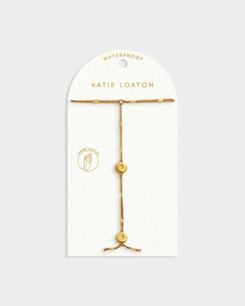 Katie Loxton Aphira Waterproof Gold Hand Chain