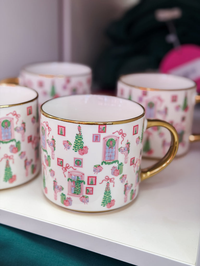 Christmas Cottage Cafe Mug