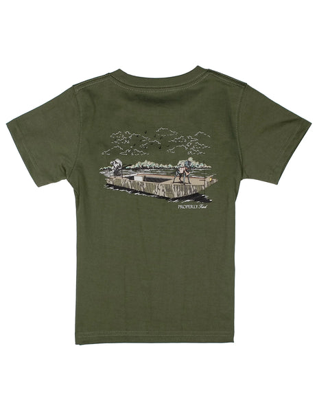 Properly Tied Boys Mossy Oak Boat Ride SS Tee