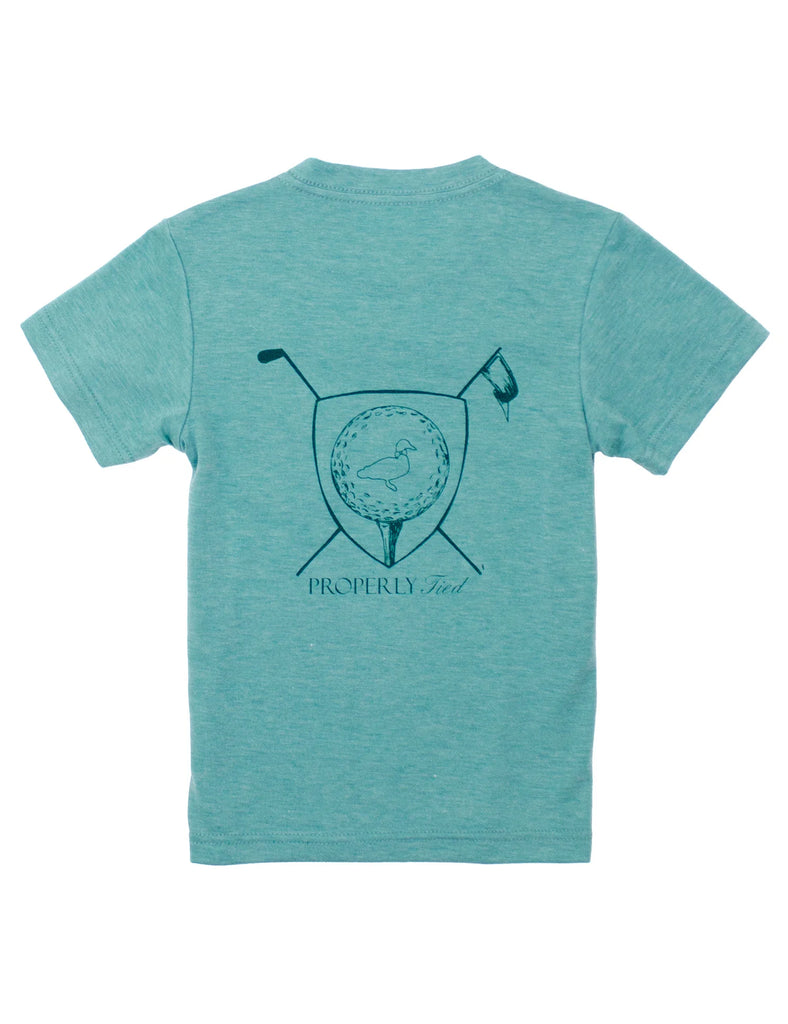 Properly Tied Boys Tee Time Portland Pocket Tee