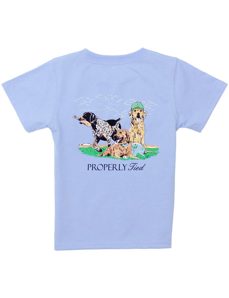 Properly Tied Boys Diamond Dogs SS Tee