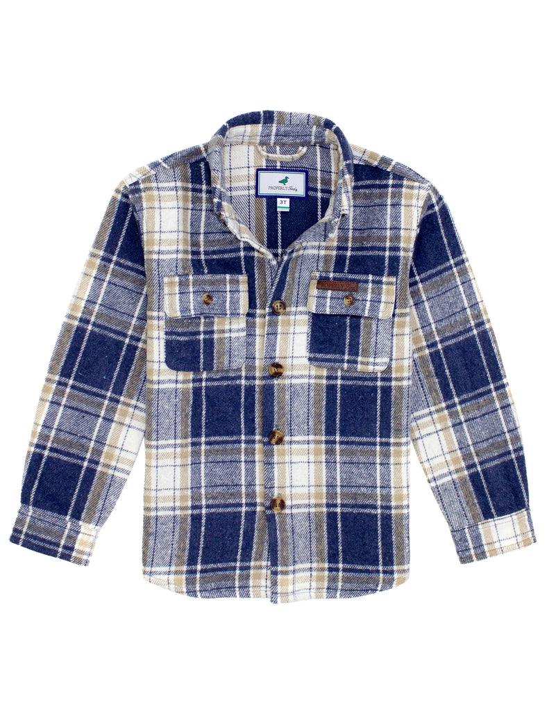 Properly Tied Boys Ranch Flannel