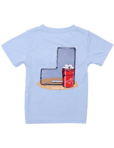 Properly Tied Boys Baseball Bucket Performance Tee