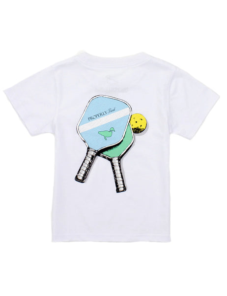 Properly Tied Boys Pickleball SS Tee
