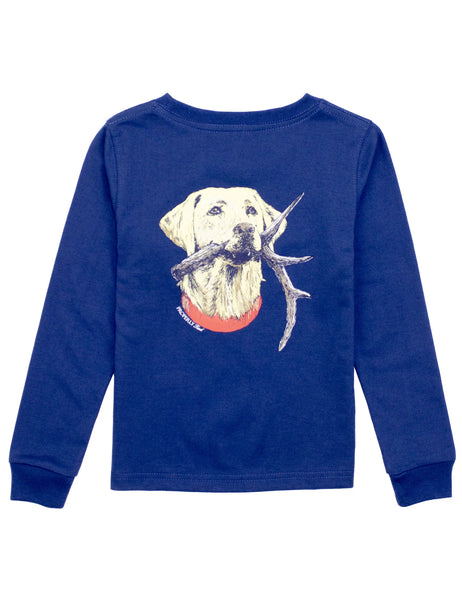 Properly Tied Baby Antler Lab LS Tee