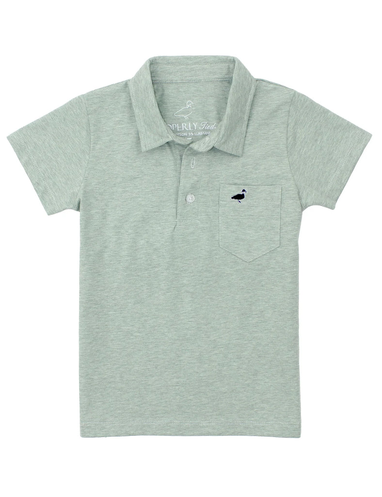 Properly Tied Boys Harrison Pocket Polo Tee