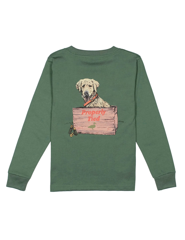 Properly Tied Boys Little Shot LS Tee