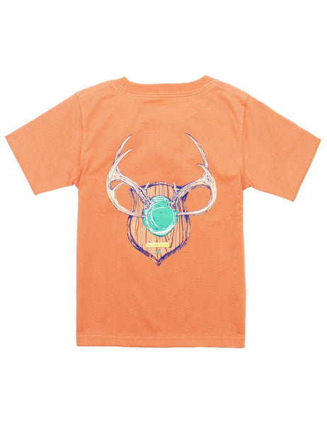 Properly Tied Boys Antler Mount SS Tee