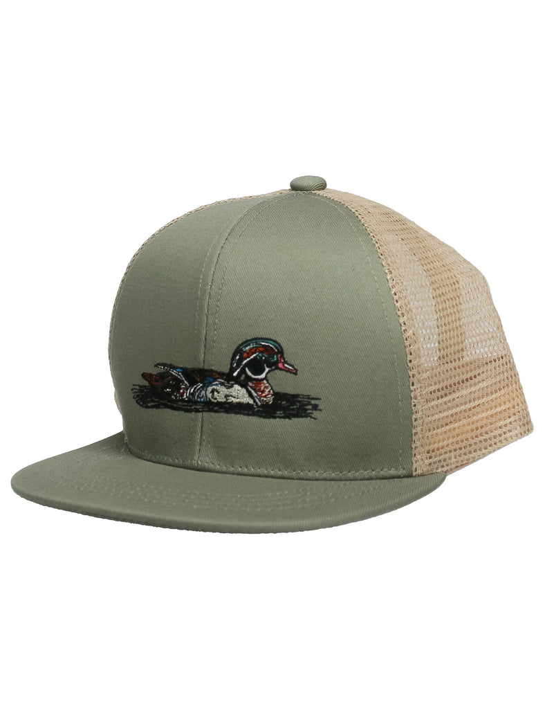 Properly Tied Boys Wood Duck Trucker Hat