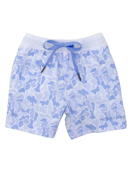 Properly Tied Boys Riviera Swim Trunk