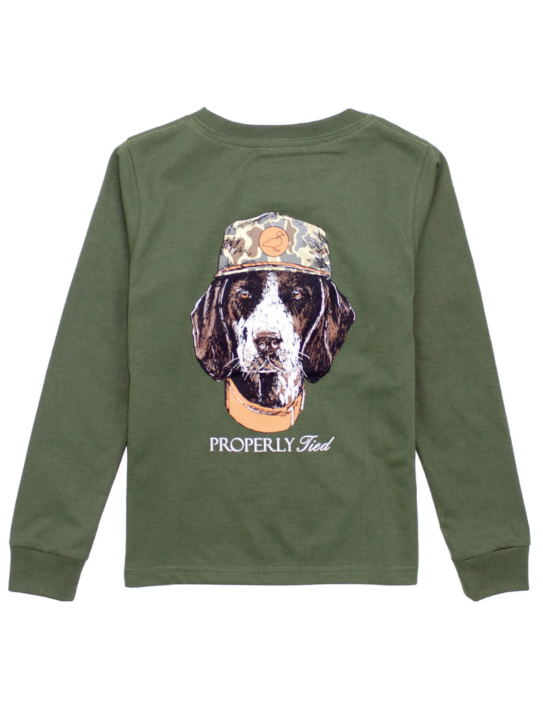 Properly Tied Boys Man's Best Friend LS Tee