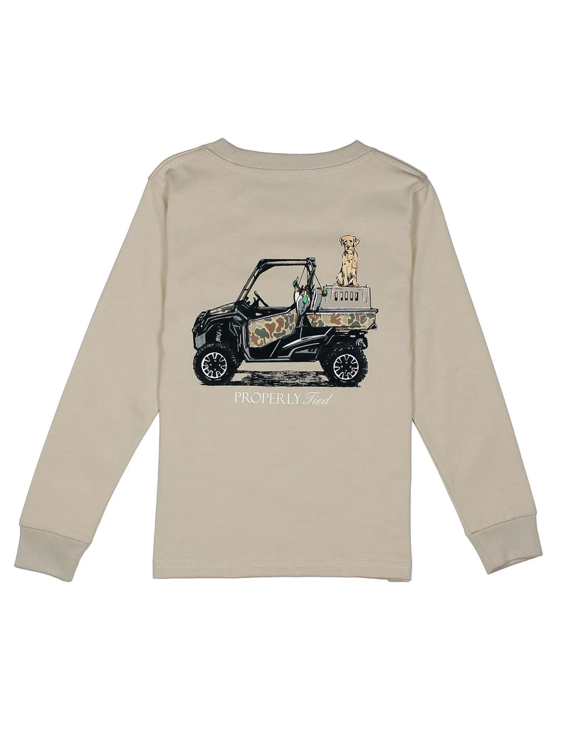 Properly Tied Boys Trail Tradition LS Tee