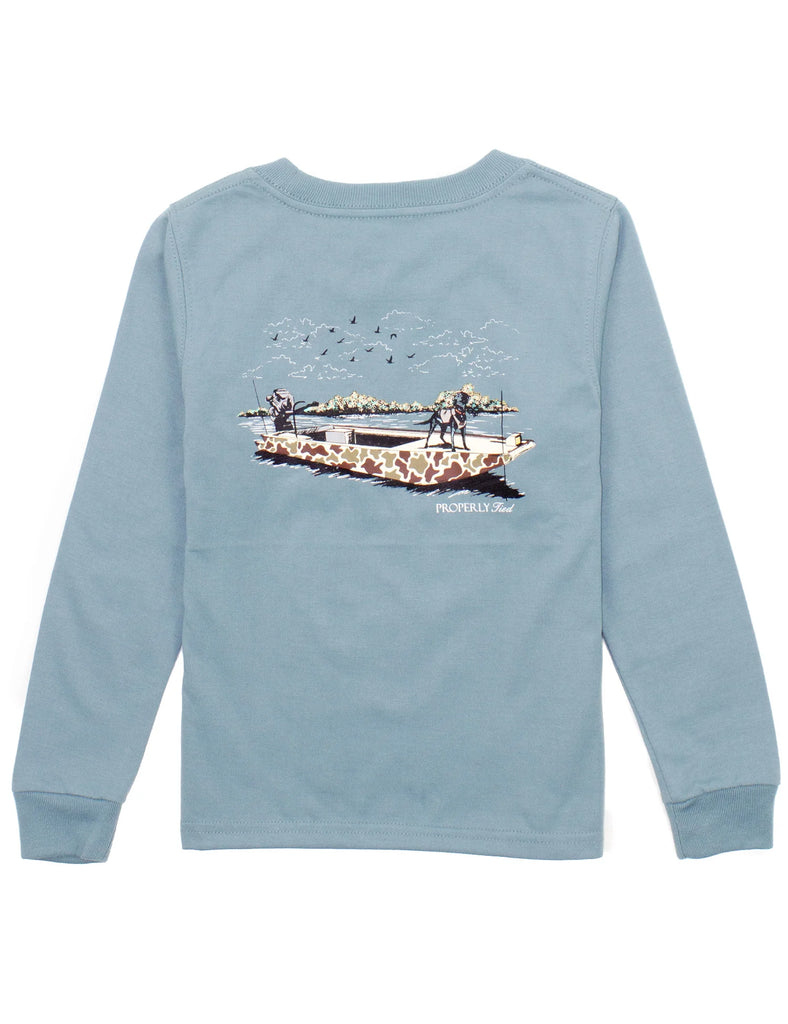 Properly Tied Boys Boat Ride LS Top