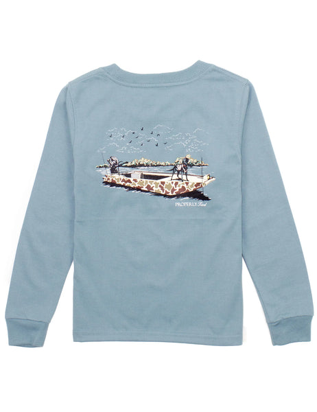 Properly Tied Boys Boat Ride LS Top