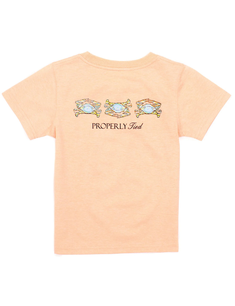 Properly Tied Baby Triple Crab SS Tee