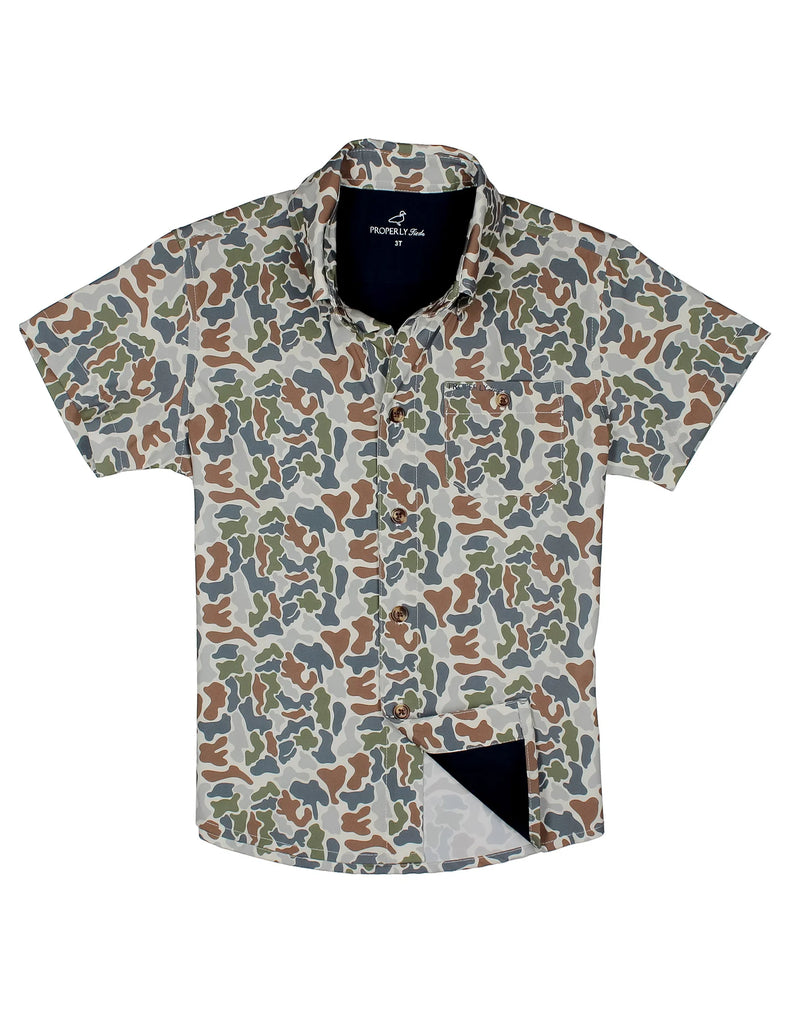 Properly Tied Boys Sportsman Field Shirt