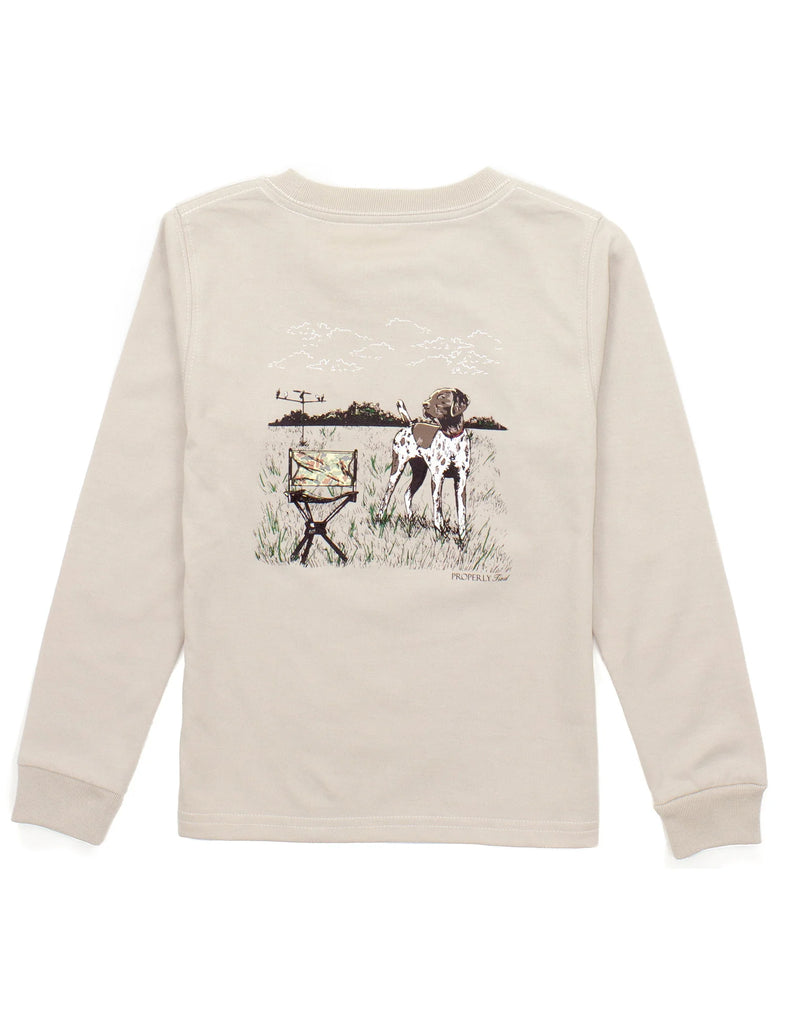 Properly Tied Boys Dove Hunt LS Top