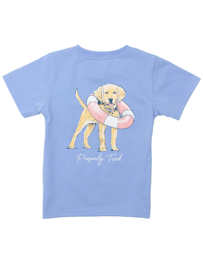 Properly Tied Girls Lifeguard Pup SS Tee