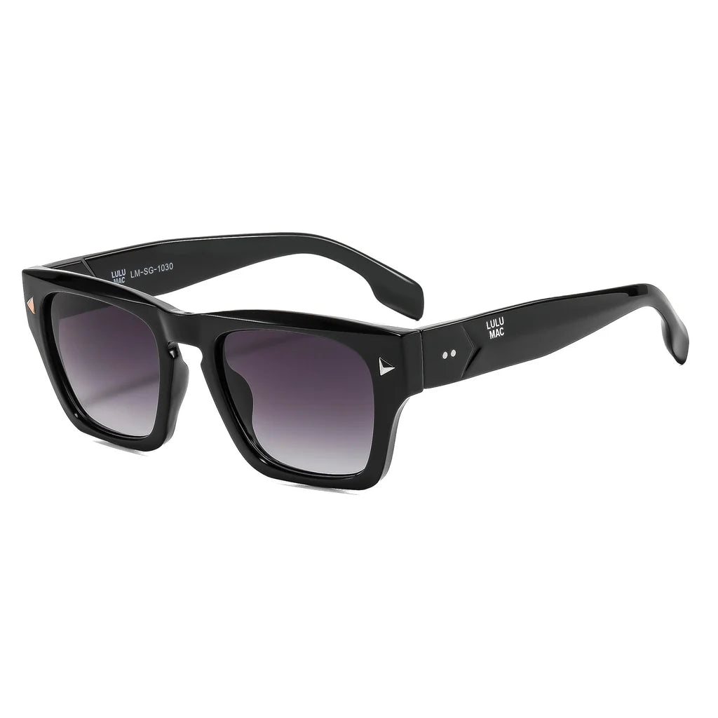 Lulu Mac Black Bella Sunglasses