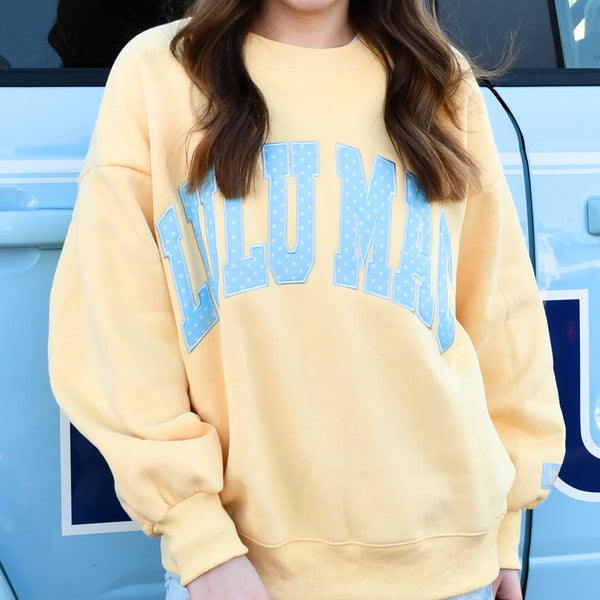 Lulu Mac Polka Dot Sweatshirt