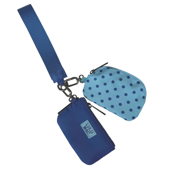 Lulu Mac Dot Double Pouch Wristlet
