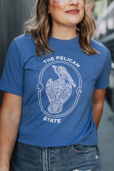 Pelican State Line Art Tee