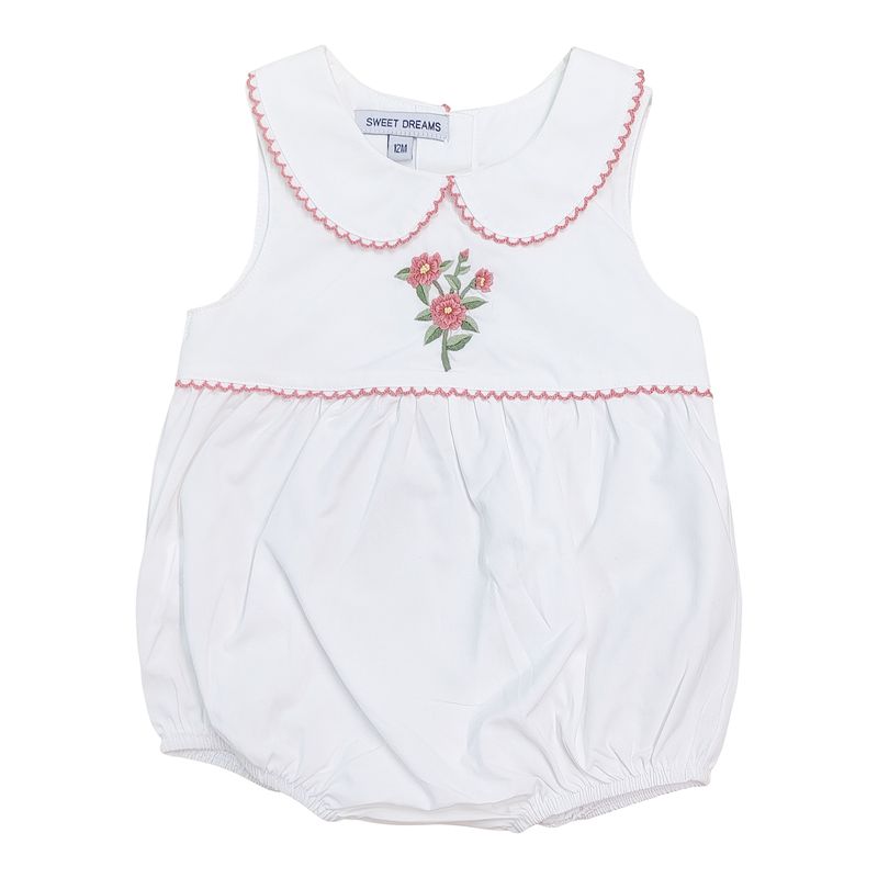 Camellia Flower Embroidered Bubble