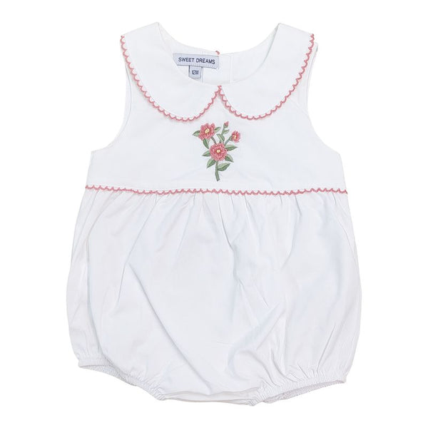 Camellia Flower Embroidered Bubble